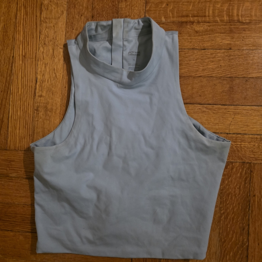 Girlfriend Collective Freddie Crop Tank Top